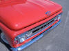 Completely Restored 61 Ford F 100 Uni-body Monte Carlo Red Complete with A/C Disk Brakes and Headers