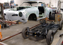 1972 VW Karmann Ghia rust repair and paint